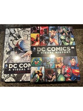 DC Comics Book - A Visual History Updated Edition & Avenger Encyclopedia - 2014